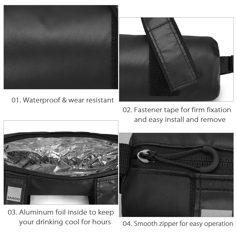 MTB Bike Handlebar Bag Cycling Top Tube Bag Bike Bicycle Front Frame Bag Cycling Strap-on Storage Bag Bicycle Accessoriescase