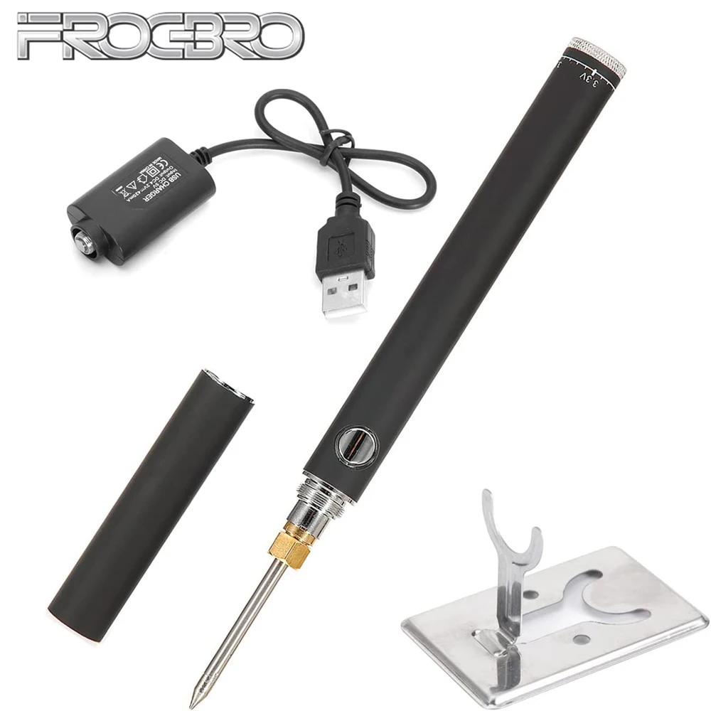 

FrogBro Cordless Soldering Iron USB 5V Wireless Rechargeable Soldering Tools 510 Interface Portable Professional Welding Tool