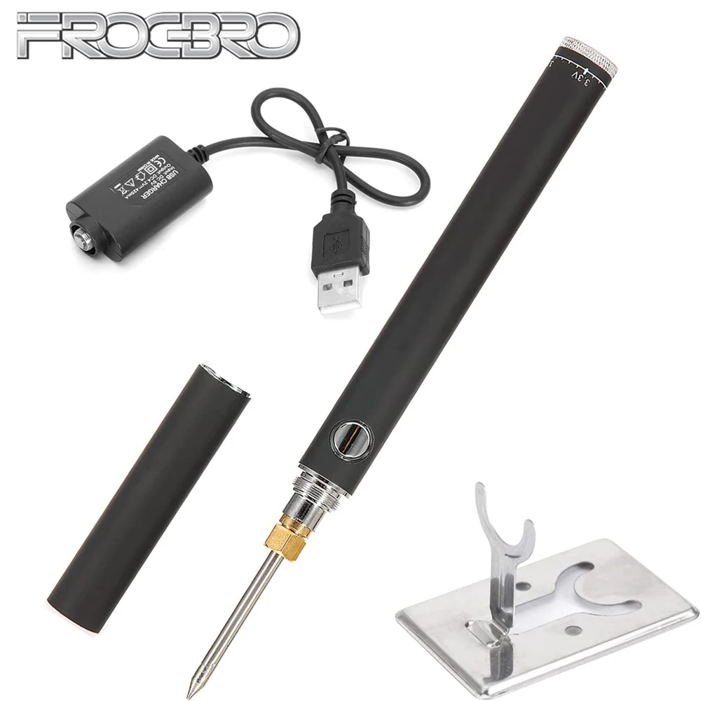 FrogBro Cordless Soldering Iron USB 5V Wireless Rechargeable Soldering Tools 510 Interface Portable Professional Welding Tool