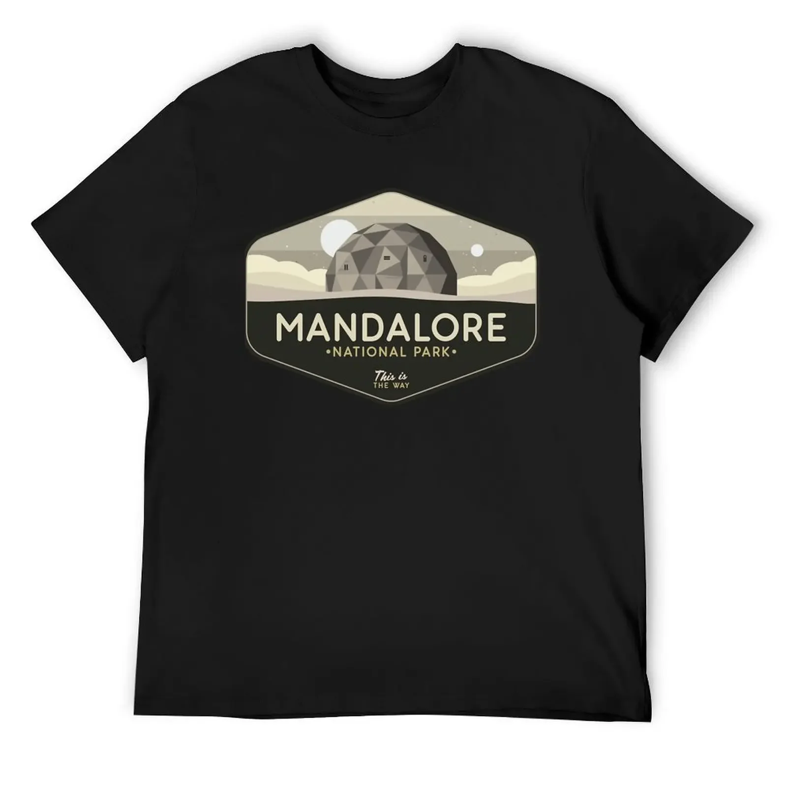 

Mandalore National Park - This is the Way! T-Shirt animal prinfor boys Blouse oversized heavyweights mens white t shirts