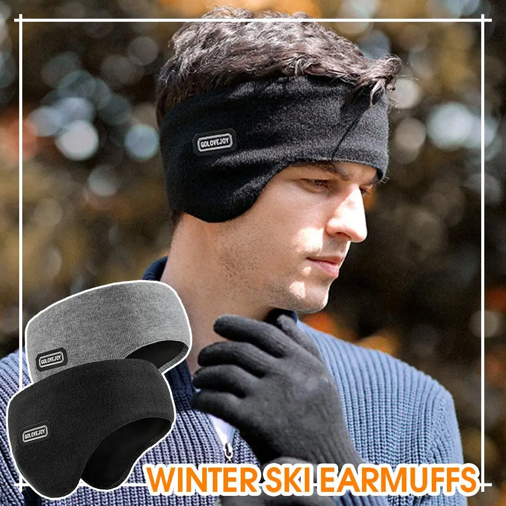 

Winter Thicken Warmer Ear Cover Earmuffs Headband Windproof Earflap Protection Outdoor Cycling Ski Plush Ear Protector