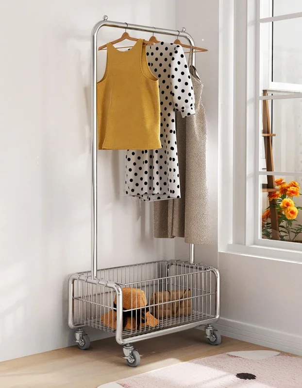 

Mobile clothes hanger, floor to ceiling bedroom storage rack, hat rack, drying rack, hanging rod