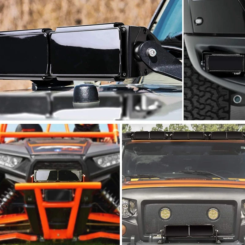 20 Zoll schützende schwarze Linsen abdeckung für LED-Licht leiste LKW Offroad 4WD Geländewagen ATV