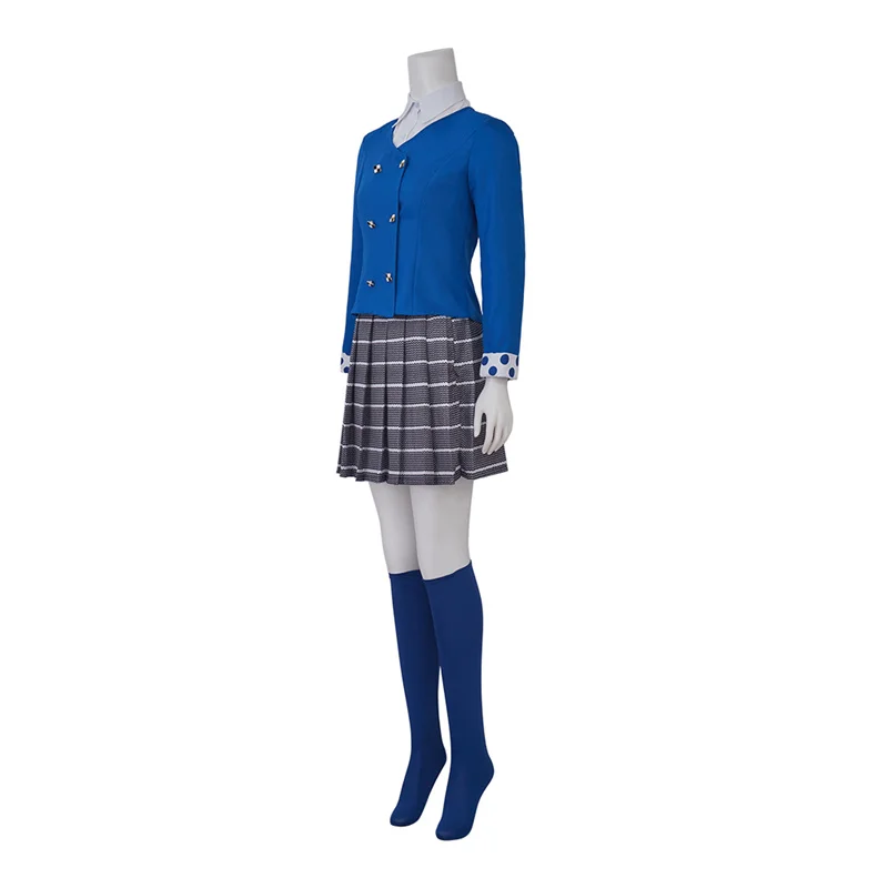 Movie Musical Heathers oliver saber Costume Cosplay donna uniforme scolastica cappotto camicia gonna vestito Halloween Carnival Outfits