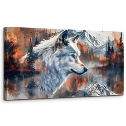 Forest Wolf Snow Mountain Diy Diamond Painting New 2025 Full Square Round Diamond Mosaic Cross stitch kits Landscape Home Decor