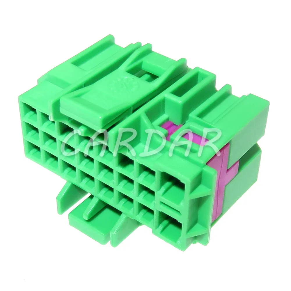 1 Set 23 Pin Green Auto Computer Central Control Plug AC Assembly Car Plastic Housing Unsealed Composite Socket 1J0962623B