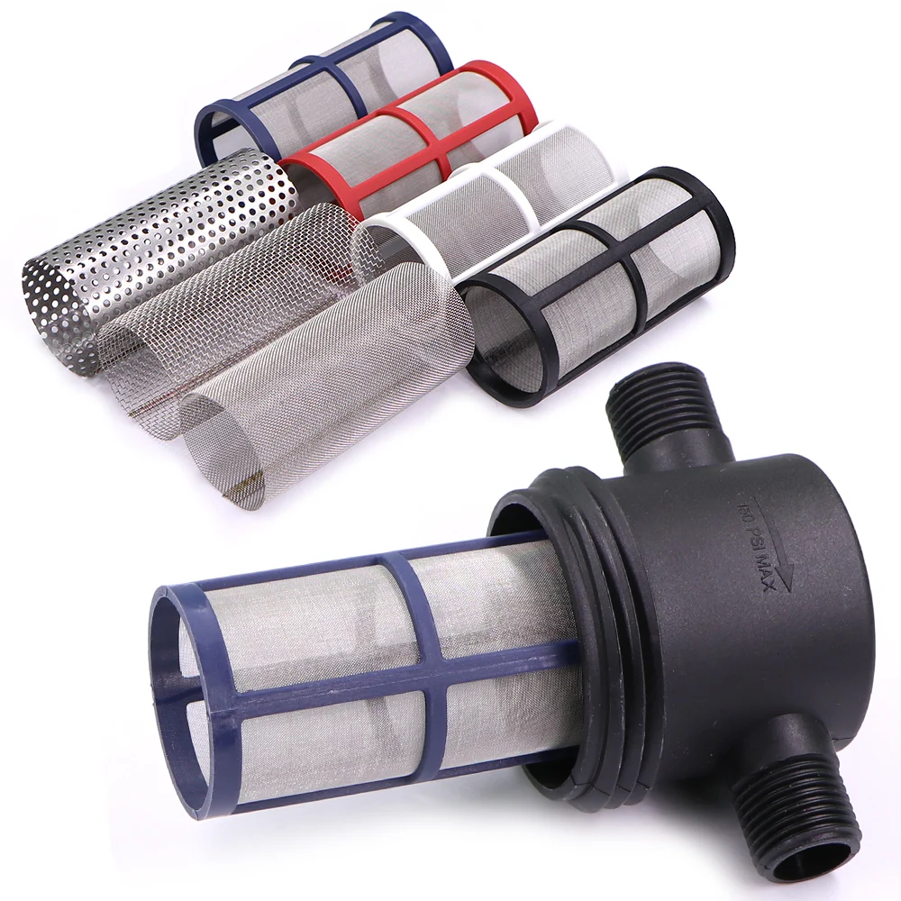 

304 Stainless Steel 10-200 Mesh Filter Screen Strainer Fittings Garden Irrigation Aquarium Fish Tank Purification Impurities Net