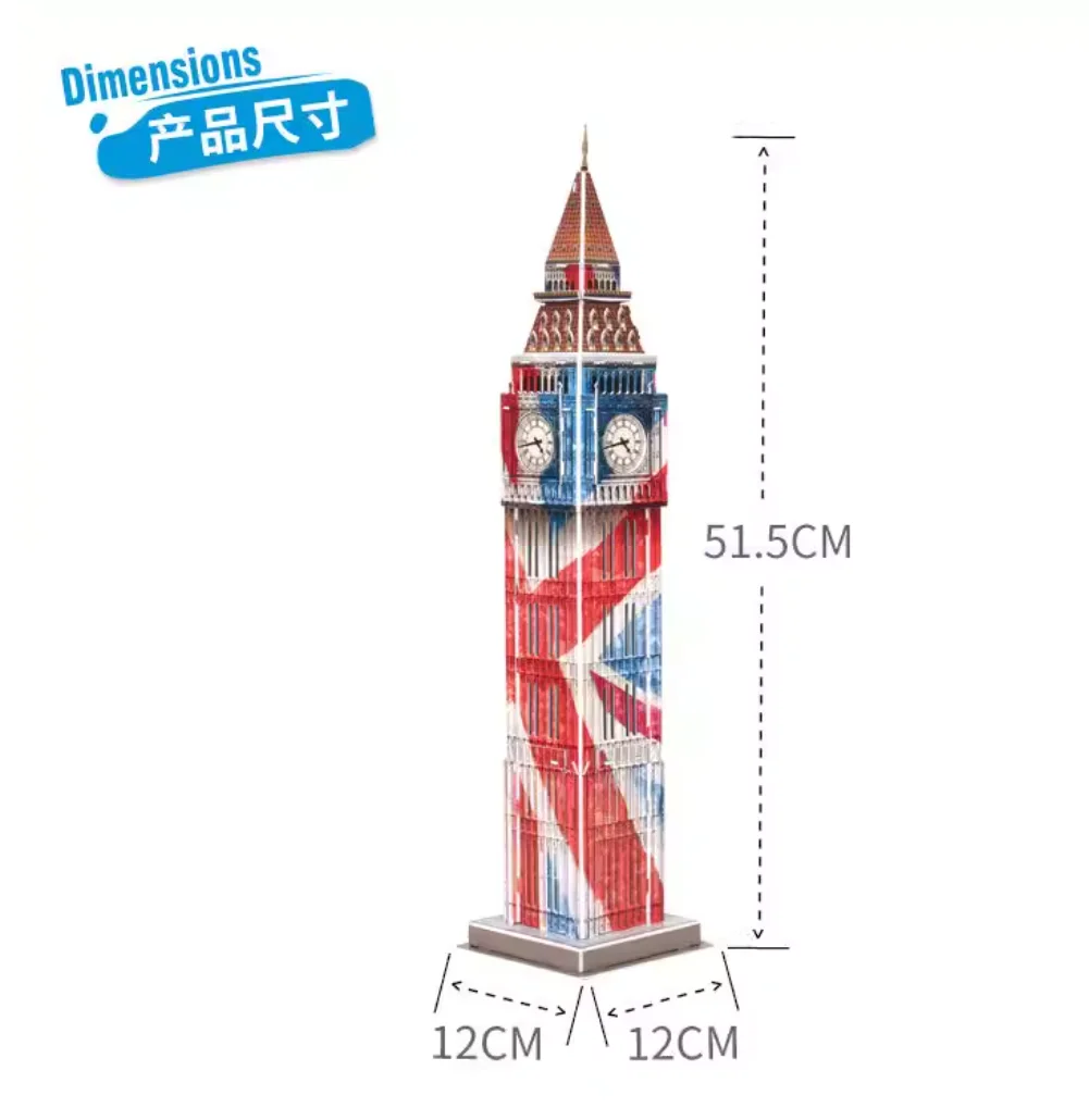 Quebra-Cabeças 3D Big Ben de L - Kids Toys London avaliação e preço
