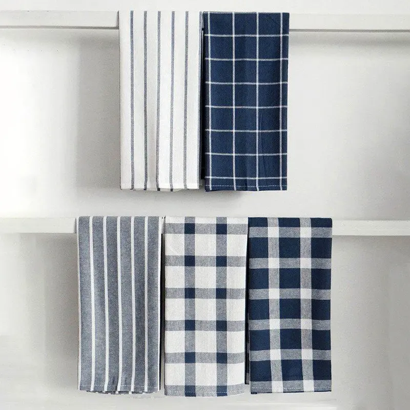 5Pcs Cloth Dinner Napkins 100% Cotton 46*70cm Soft Durable Washable Ideal for Farmhouse Party Fall Thanksgiving and Christmas