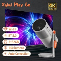 XGIMI Play 6e Full HD Portable 600 CVIA Lumens Outdoor cinéma extérieur Projector Wi-Fi Bluetooth 1080P Home Smart Projector