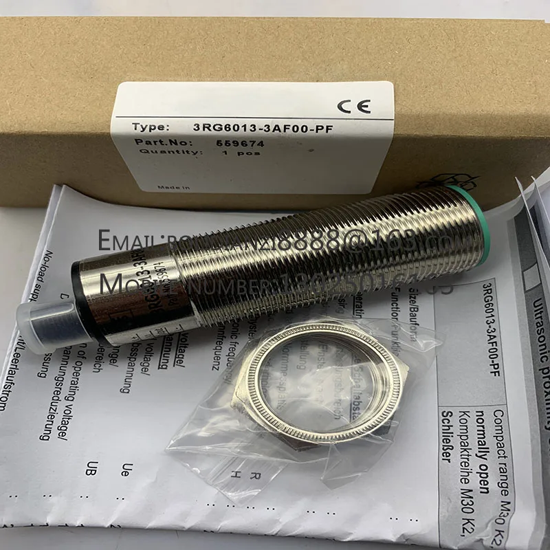 New ultrasonic sensor 3RG6013-3AF00-PF  One year warranty In stock