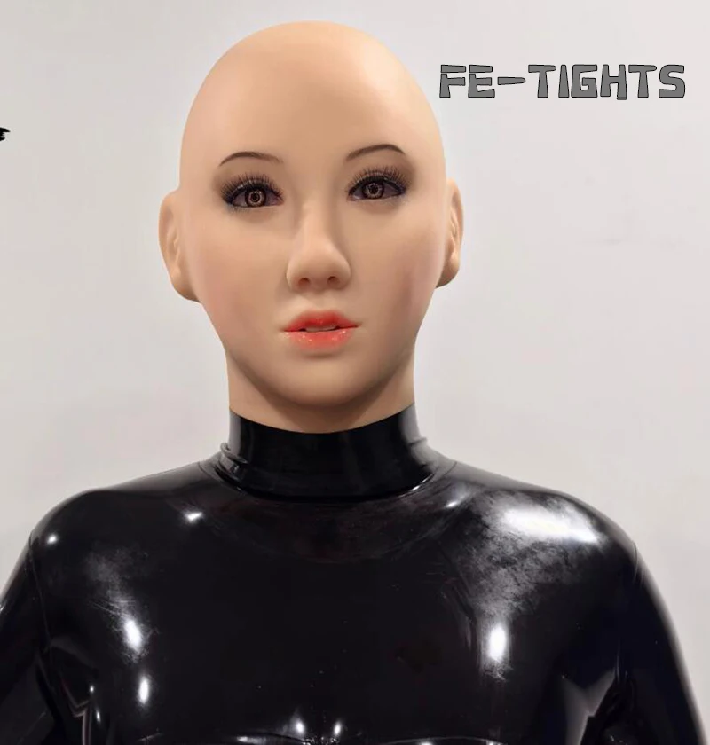 

(Xinrui) Crossdress Close Eyes, полная голова, реалистичная сексуальная женщина, трансгендер, мужской и женский косплей, кукла Drag Queen, маска, поддельные глаза