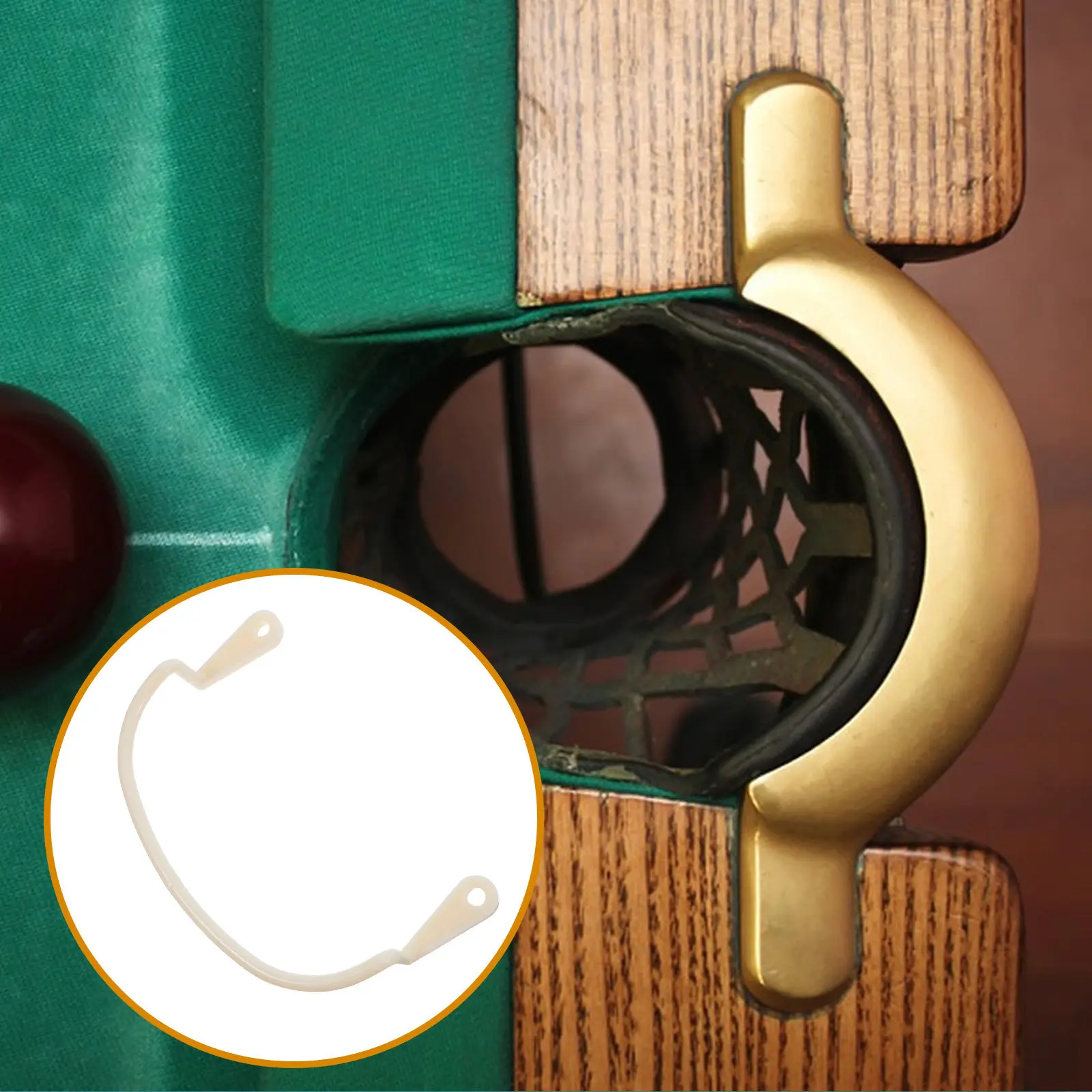 

6Pcs Billiards Table Net Fixator Replacement Parts Set Robust Design Ensures Consistent Play Experience Fits Multiple Table