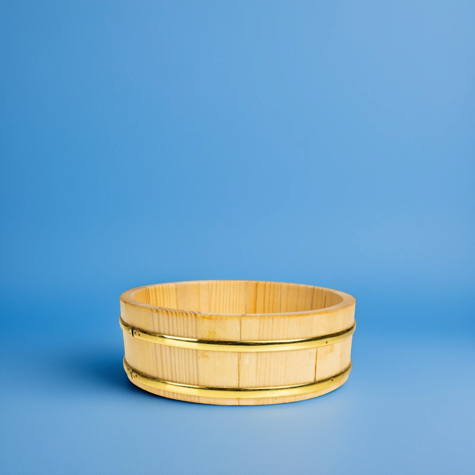 

Sushi Rice Bowl Bucket Wood Round for Restaurant Food Japanese Container Wooden Style Korean-style Japanese-style