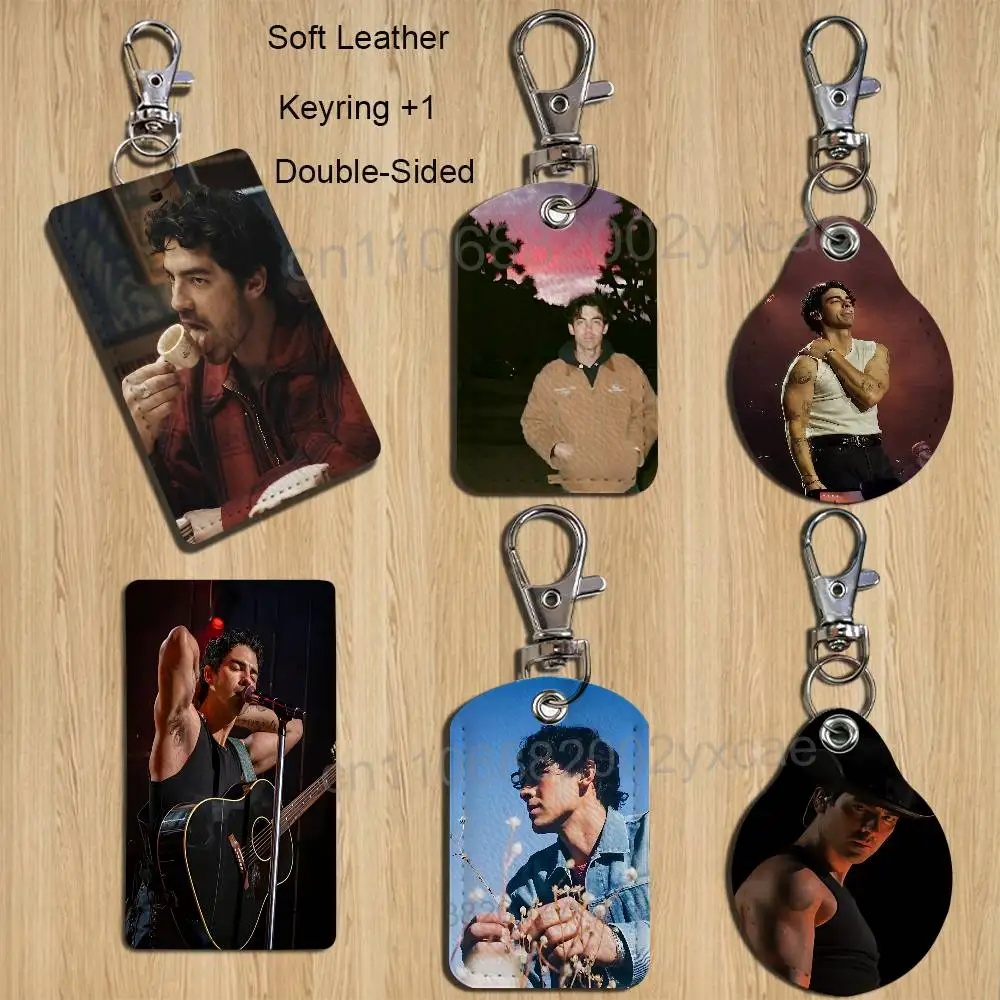 

DNCE Joe Jonas Live Card Holder With Keychain Executive Protection For Bank Credit Subway Bus Case