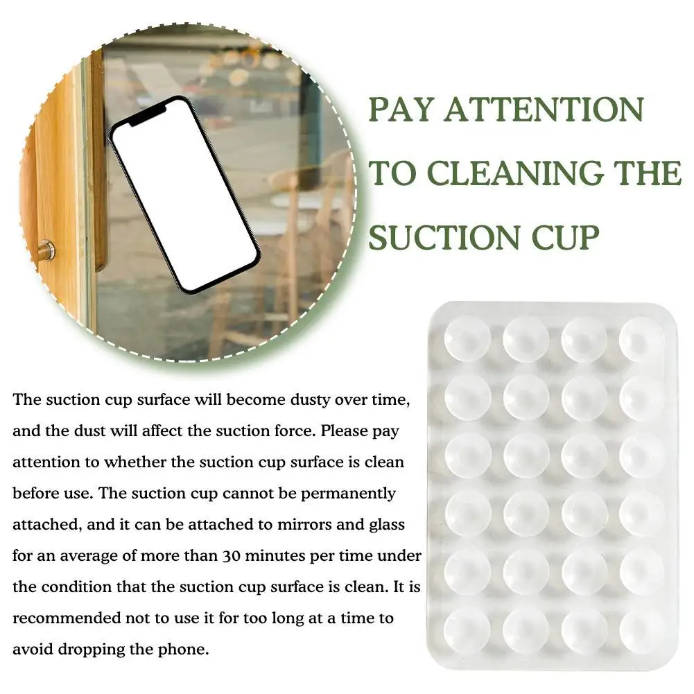 For Cell Phone Silicon Suction Adhesive Phone Stand Sticky For Selfies And Videos Hands-Free Phone Accessories Holder