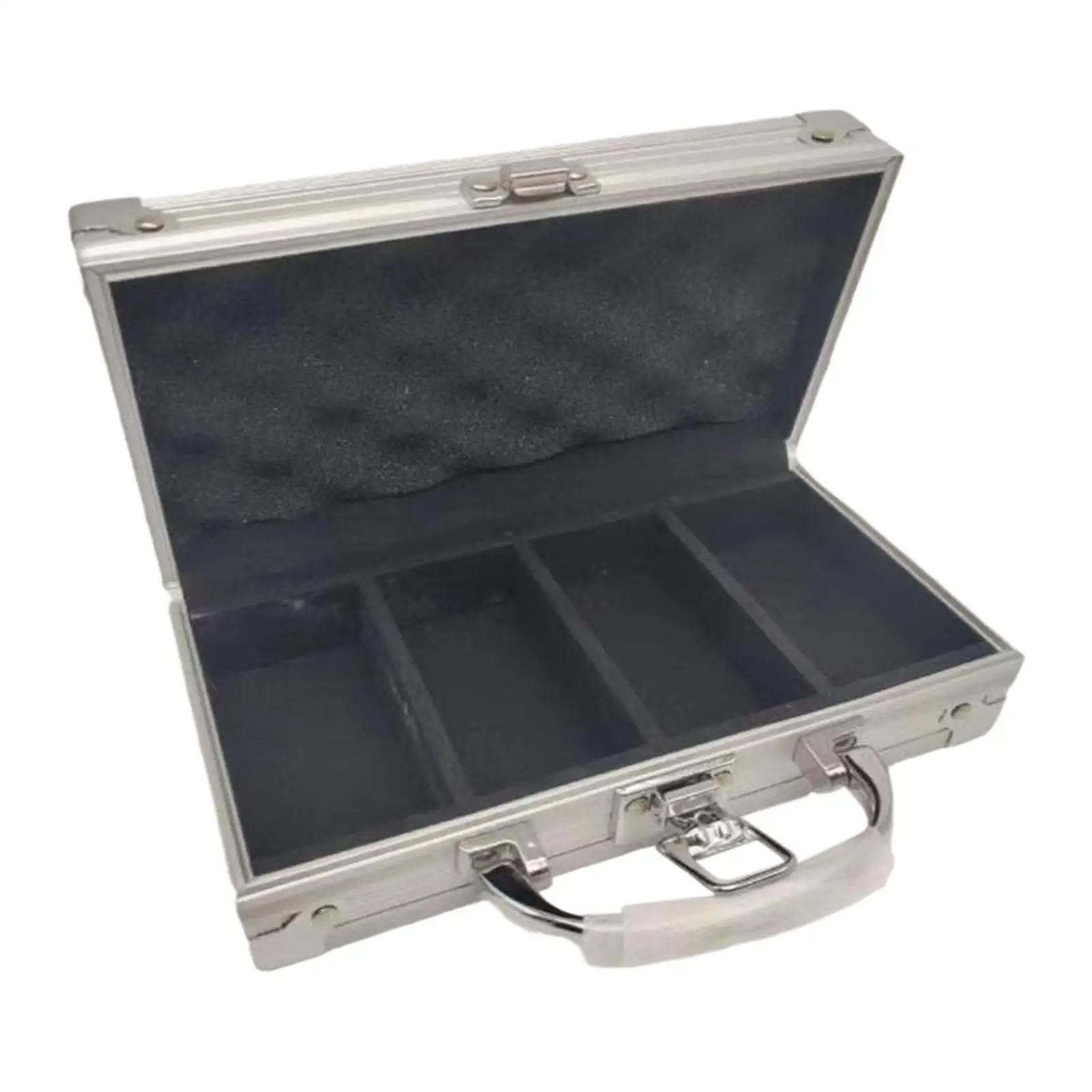 Pojemnik na chipy ze stopu aluminium, uchwyt na chipy, organizer, puste etui do transportu