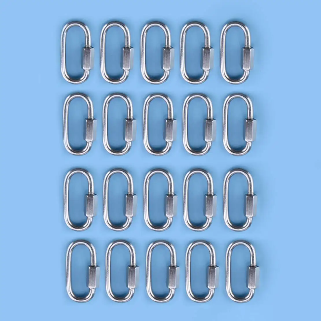 

20 шт./компл., нержавеющая сталь, 3 мм, D-образный крючок для быстрого соединения, подходит для оборудования для разъема лодки