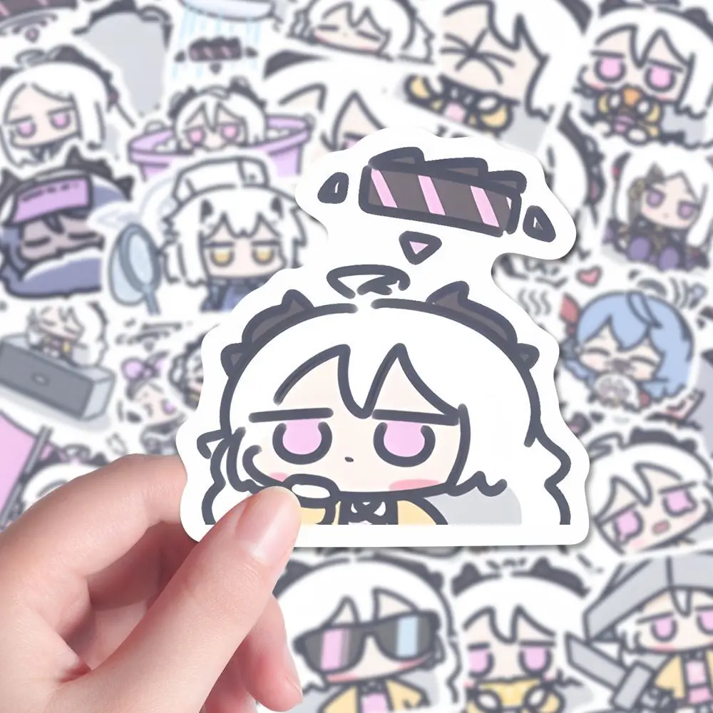 64PCS Blue Archive Sorasaki Hina Anime Sticker Cartoon Graffiti Decals Helmet Skateboard Laptop Motorcycle Sticker Decor