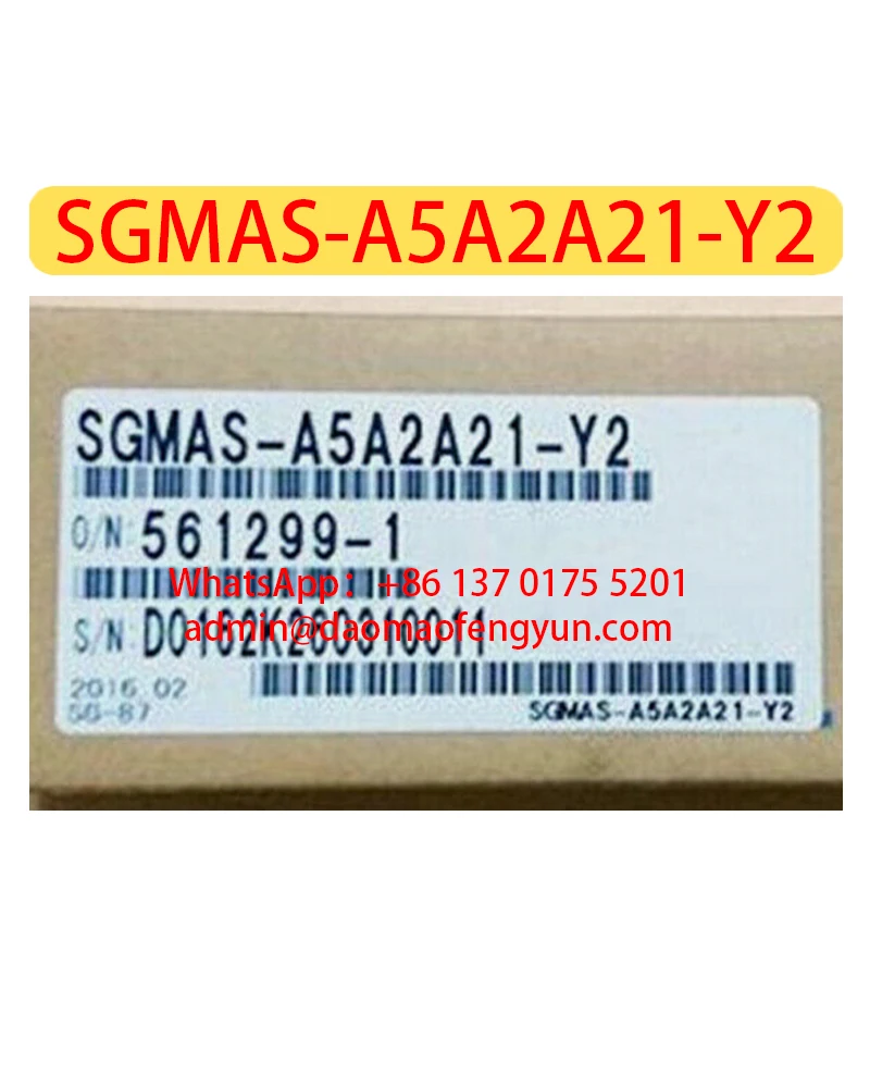

SGMAS-A5A2A21-Y2 Brand New Servo Motor SGMAS A5A2A21 Y2，Fast shipping