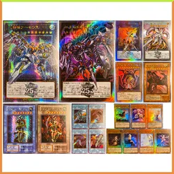 Anime Yu-Gi-Oh DIY ACG Ash Blossom Joyous Spring Black tyrannosaurus of pinkeye game Collectible Card Toys for boy birthday gift