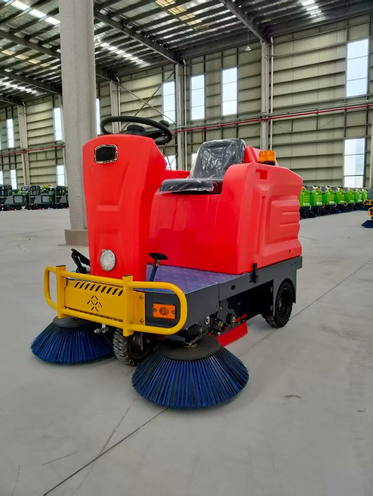 Industrial charging street floor cleaning sweeper with excellent quality and low price