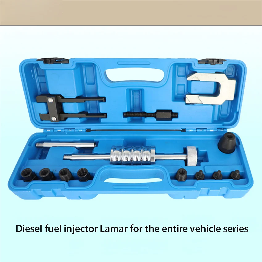 Full Range Fuel Injector Disassembly Tool Set Sliding Hammer Puller Oil Nozzle Extraction Tool