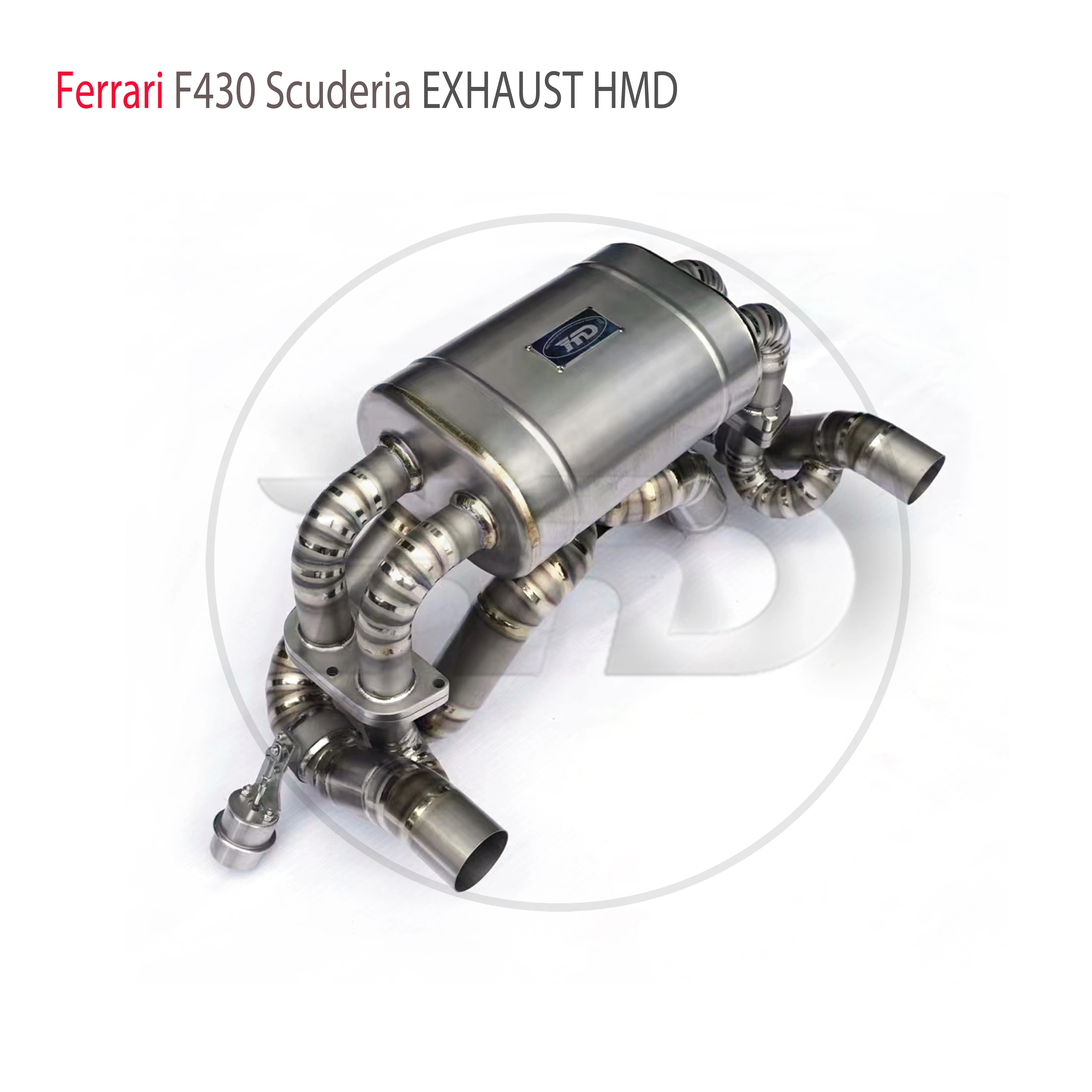 HMD Titanium Alloy Exhaust System Performance Catback for Ferrari F430 Scuderia Auto Modification Electronic Valve Muffler