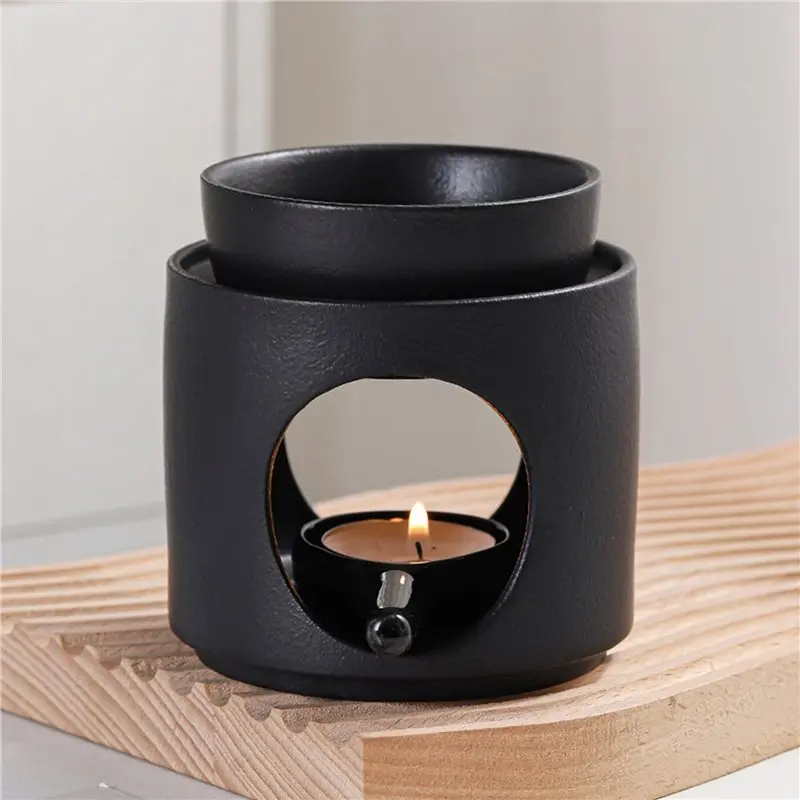ABMR-2X 3 In 1 Tranquilize Essential Oil Furnace 100Ml Home Fragrance Stove Candle Heating Censer Ceramics Incense Burner
