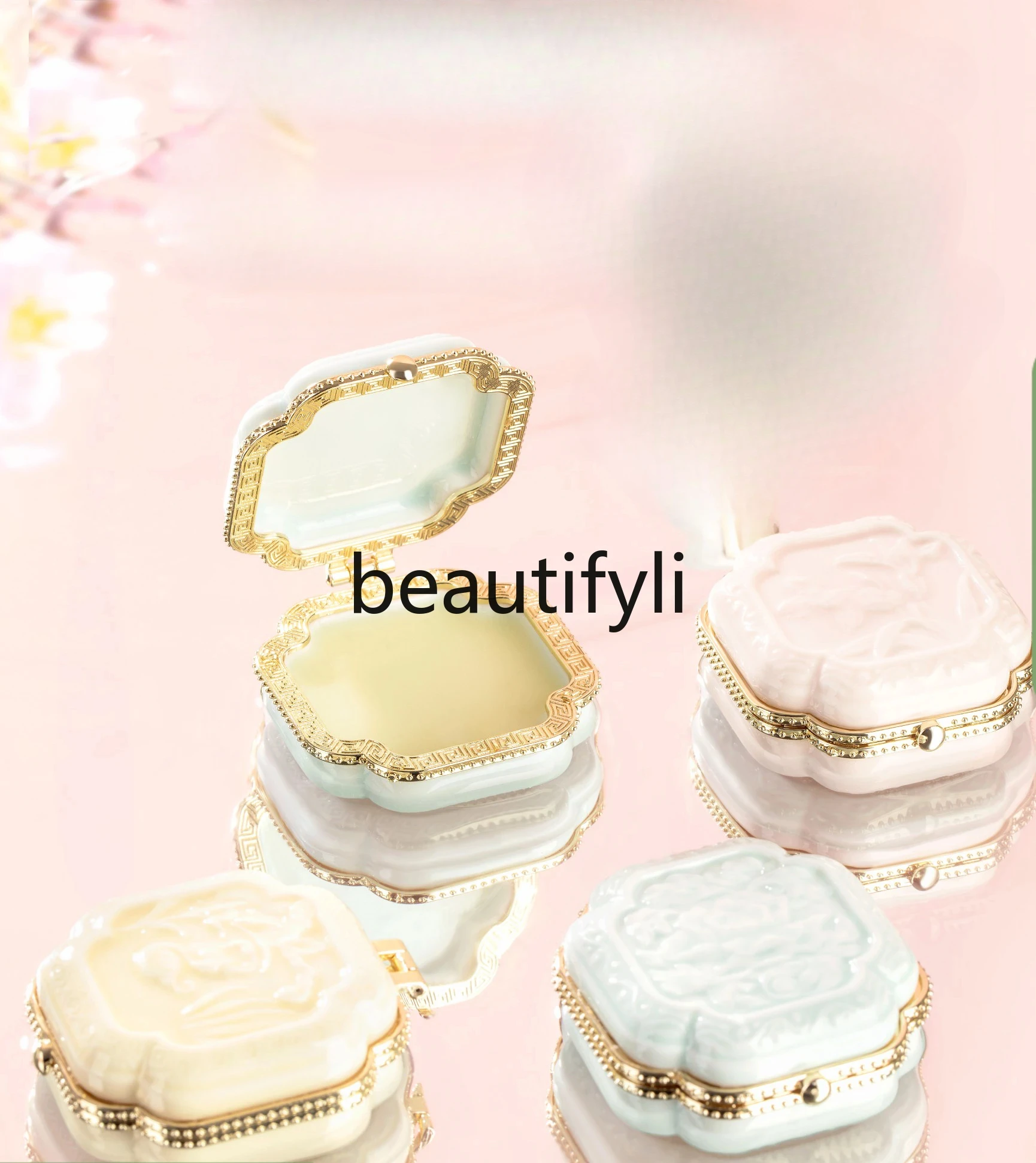 

Embossed balm Solid perfume Ladies lasting fragrance