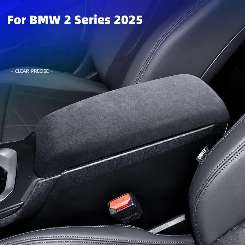 

Armrest Box Cover For BMW 1 2 Series Gran Coupé F40 F44 2019–2024 Arm Rest Lid Protective ABS Suede interior Accessories
