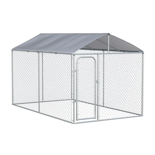 

Heavy Duty Dog Kennel Playpen Breathable Metal Wire with Secure Lock and Galvanized Steel Durable Metal Wire House for Puppies