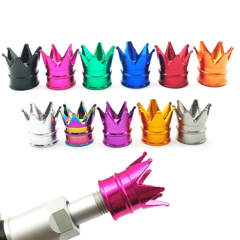 

4 шт./компл., колпачок клапана для шин, автомобильное колесо, воздушный клапан, пылезащитный колпачок, чехлы для штока шин из алюминиевого сплава, универсальные аксессуары для мотоциклов