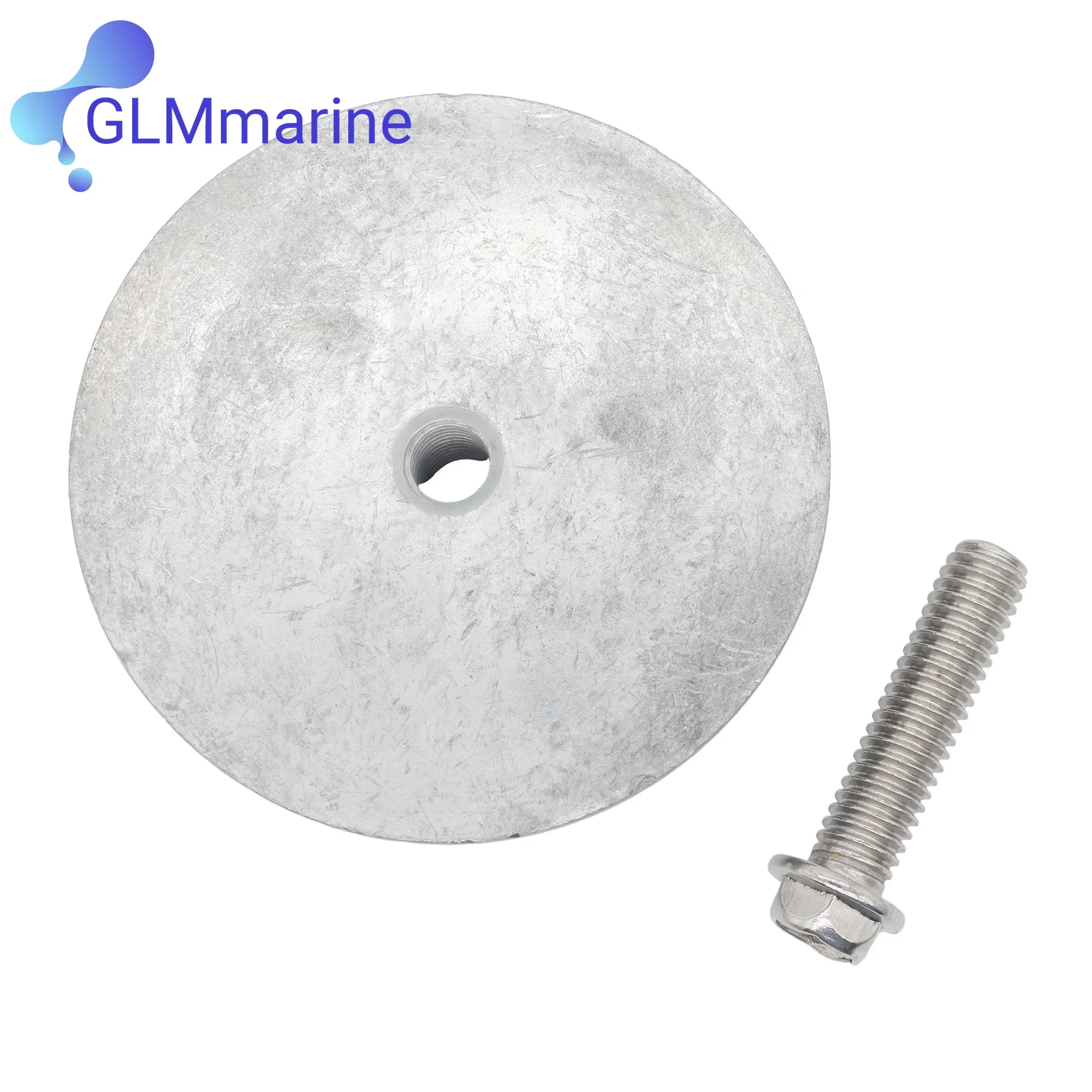 Aluminum Anode Plate Zinc with Mounting Bolt 76214Q5 for Mercury MerCruiser Alpha 1 Gen 2 and Bravo 1 2 3 X XR XZ Stern Drive - view 2