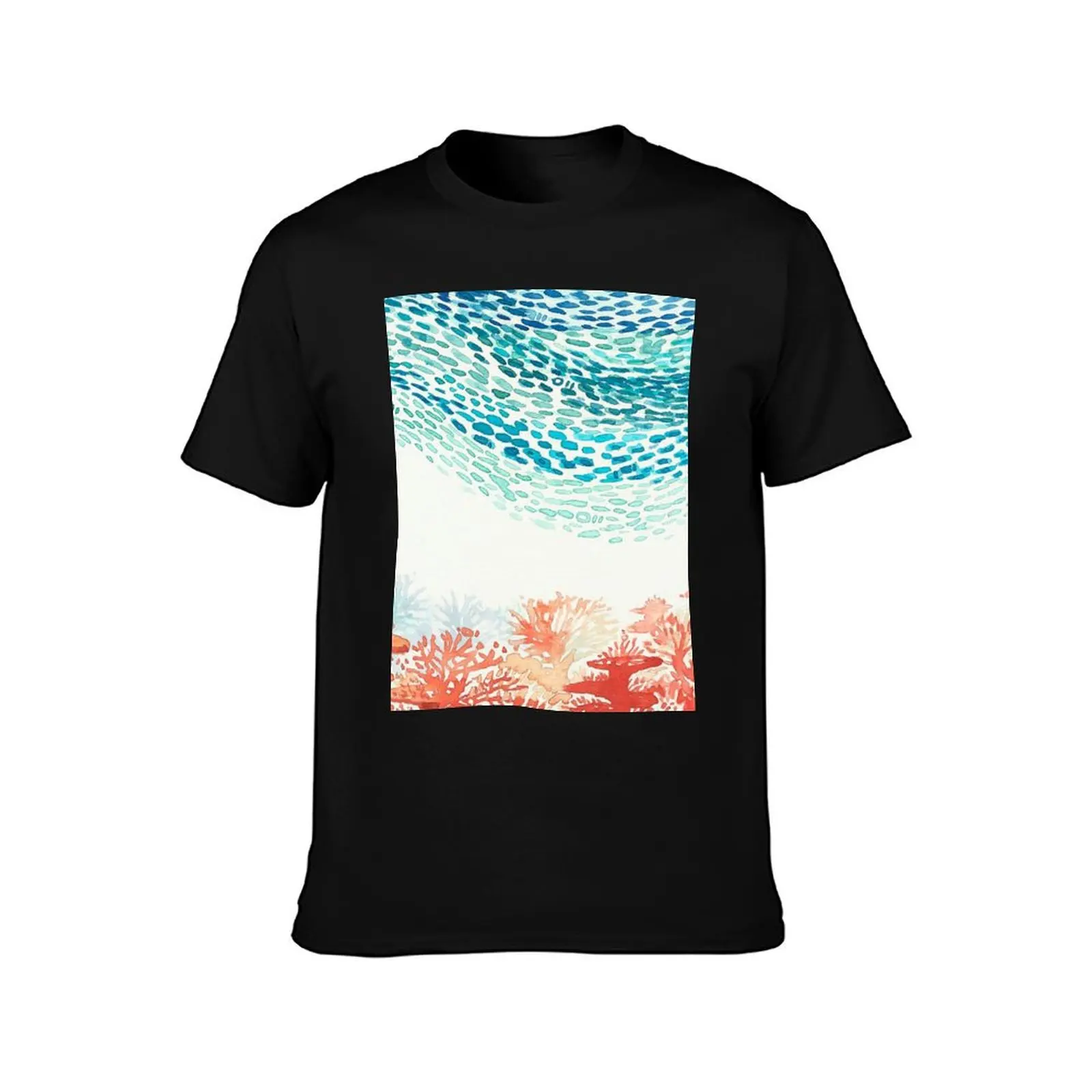 CORAL REEF T-Shirt graphics summer clothes for a boy plus size clothes mens champion t shirts