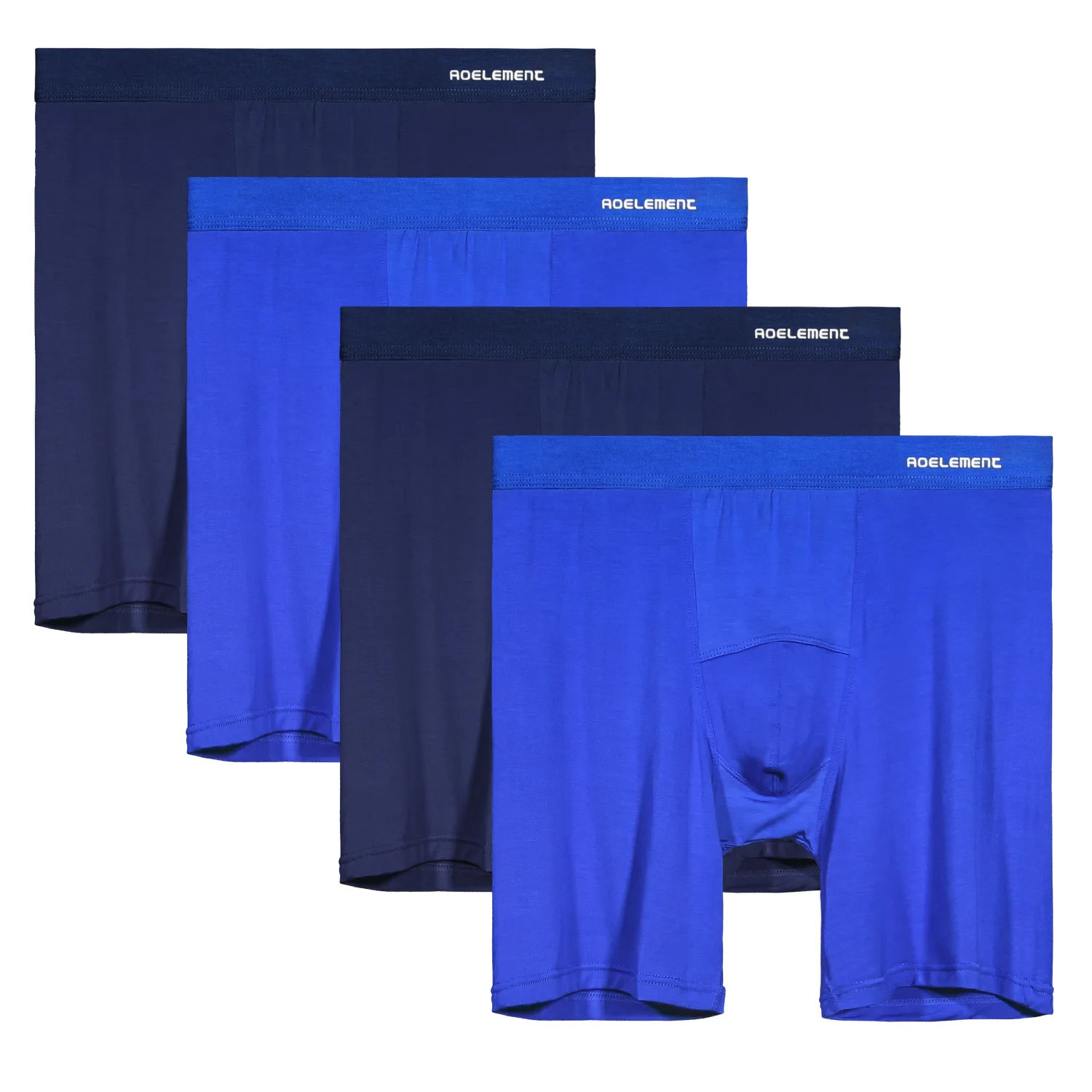 

Мужские спортивные трусы с удлиненными штанинами, модальные трусы, быстросохнущие, предотвращающие натирание при беге, длинные трусы-боксеры.