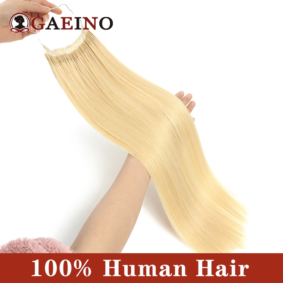 Fotografia 7: 0.8 g/pçs extensões de cabelo de ponta de gêmeos de corda de algodão popular da Coreia reta 613 #   Extensões de cabelo loiro dourado cabelo remy liso