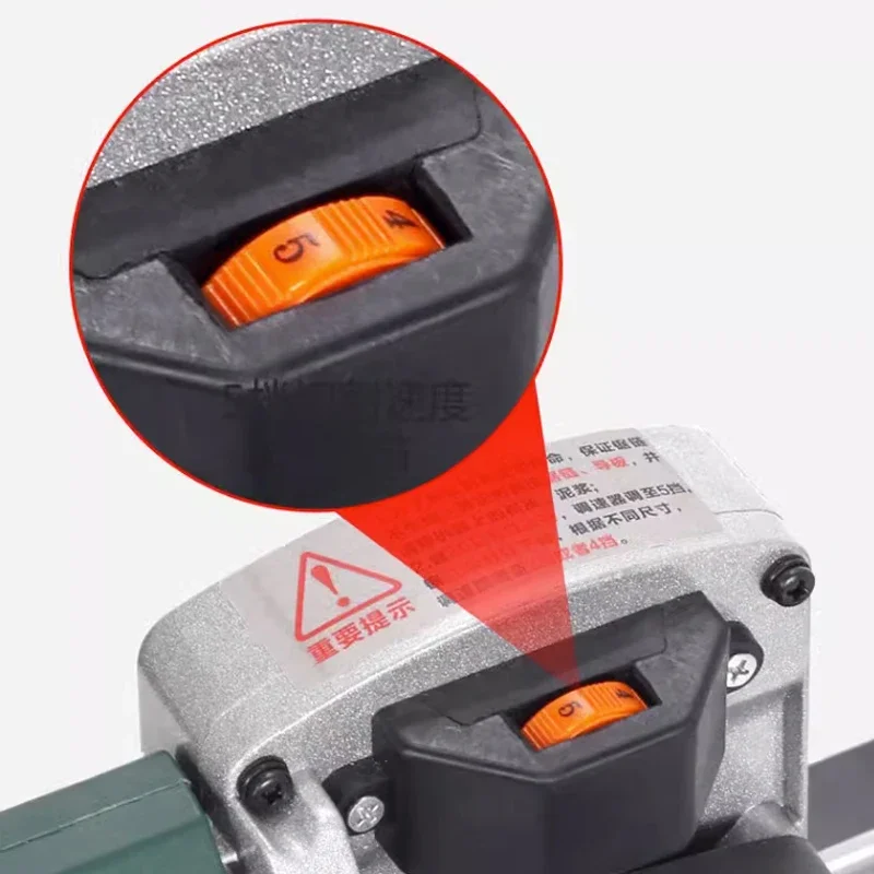 2400W Desktop Electric Chainsaw Manual Aerated Bricks Cutting Lightweight Foam Brick Cutting Machine Household Power Tools