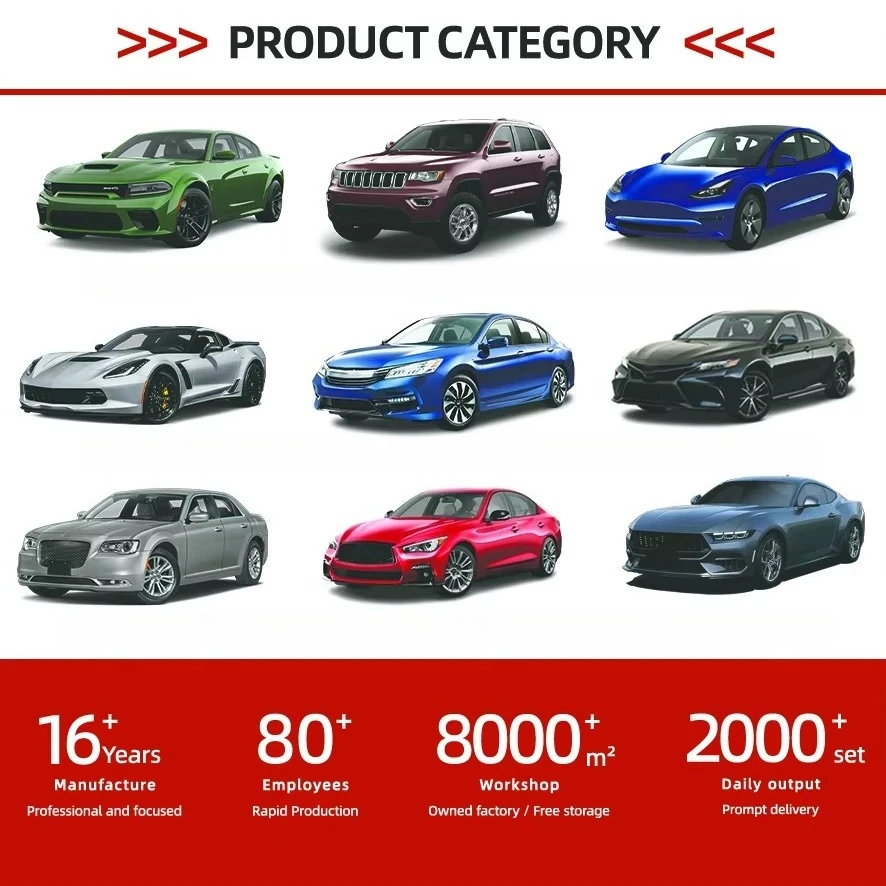 Factory Supply Car Accessories Wheel Eyebrow, Wheel Arch Larger Type a Universal Fender Mudguard for Sedan and Coupe 3