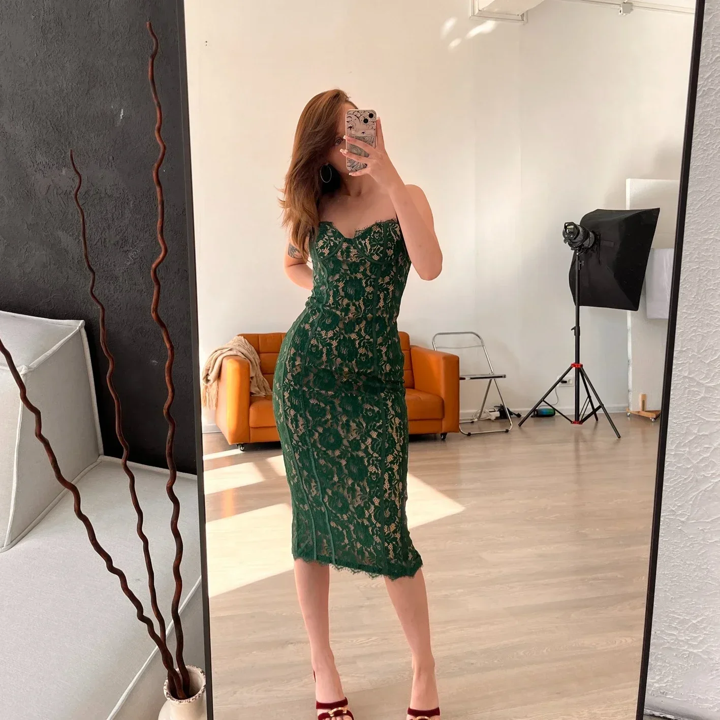 Suninheart Summer Midi Green Dress Elegant Spaghetti Strap Wedding Guest Party Dresses Sexy Birthday Dresses for Women 2024