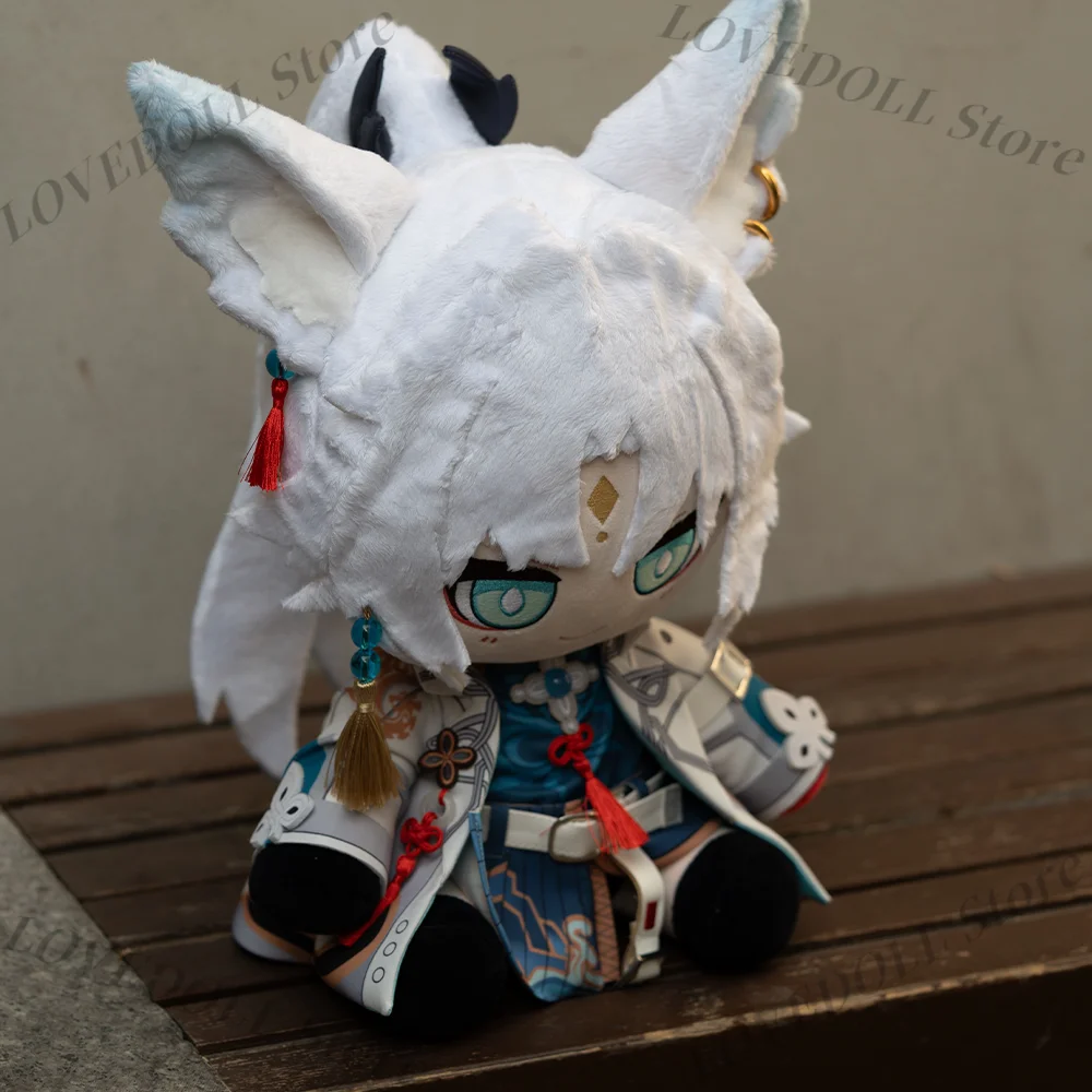 Anime Feixiao Honkai：Star Rail 32cm Game Cosplay Cotton Doll Plush Plushie Cartoon Sitting Posture Stuffed Cotton Toys Gift