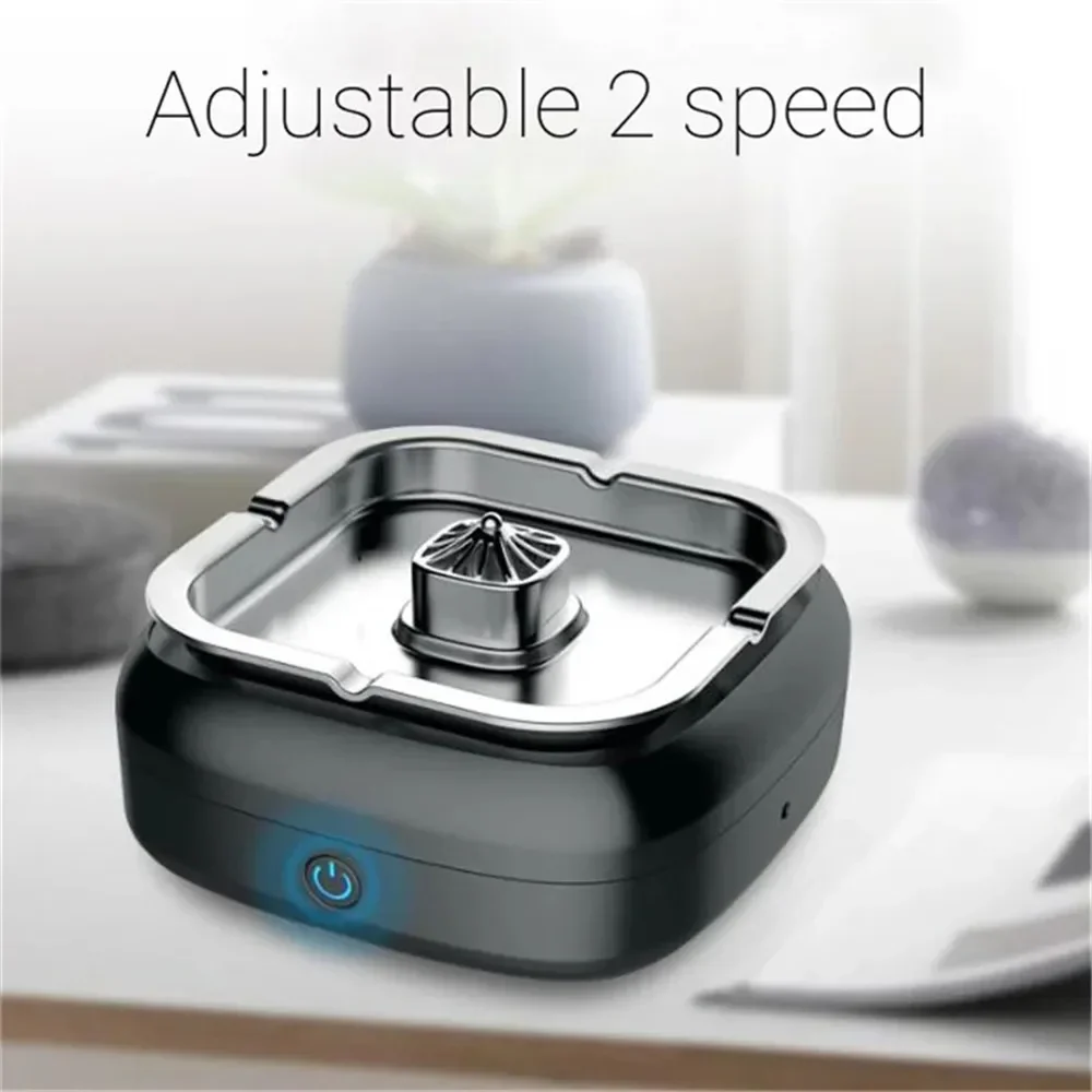 Metal  Clean Air Electric Ashtray Smokeless Usb Anti-Odor Anti-Smoke Smell Proof Air Purifier Smoke Vacuum Cleaner Accessories