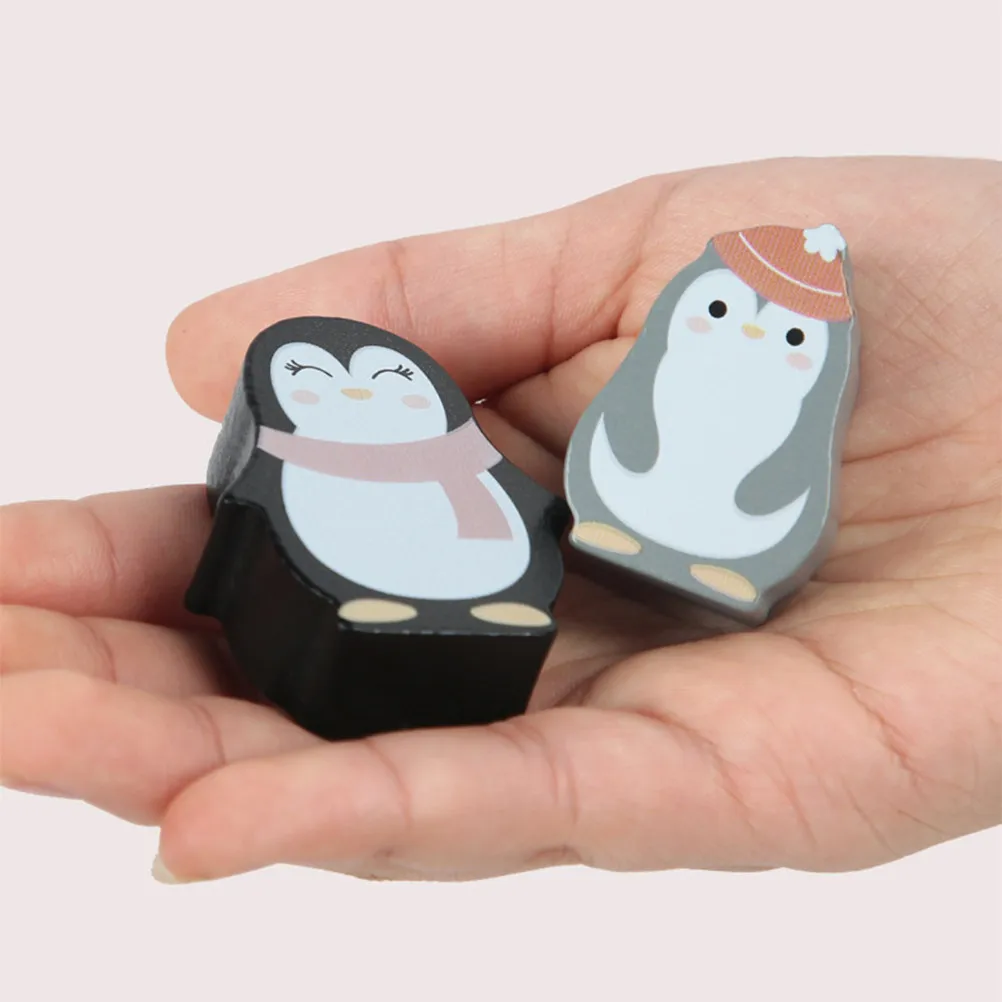 

Penguin Educational Plaything Toyandoya Kids Toys Baby Montessori Stuff Stacking Tower Game Build