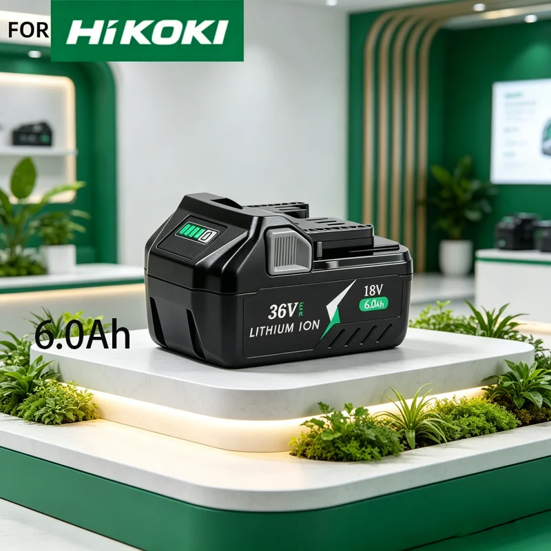 

Оригинальный литий-ионный аккумулятор Hitachi/HiKOKI 36В 6.0Ач для электроинструментов, совместимый с BSL1830, BSL1850, BSL1860, BCL1815, EBM1830, 330139, DS18DBL