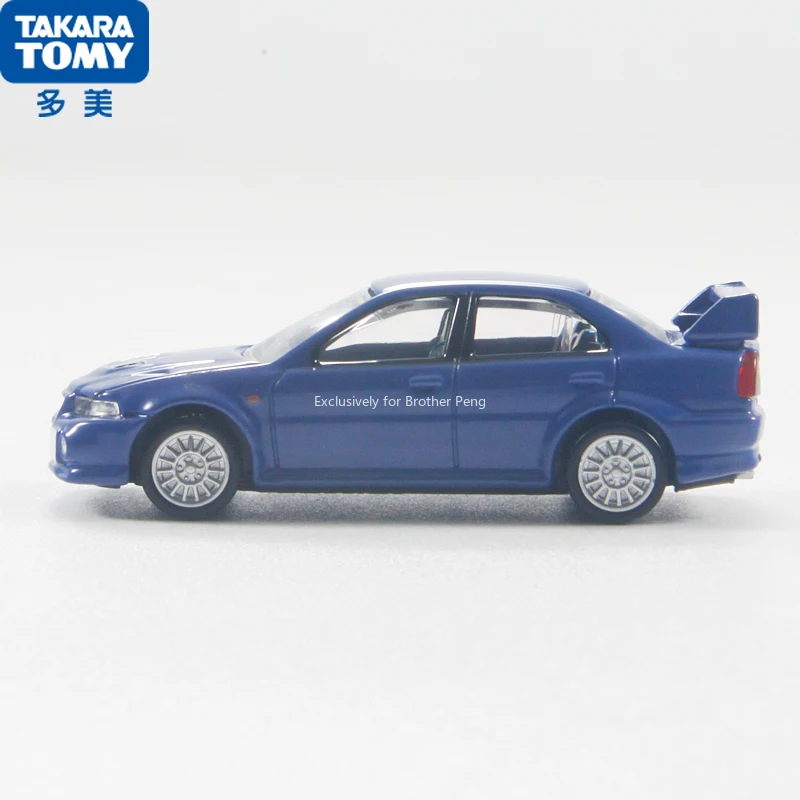 TAKARATOMIA 1/64 Tomica Premium TP13 MITSUBÊS! LANCER EVOLUTION VI GSR Modelo de carro Simulação Modelo de carro Ornamentos Presentes para meninos