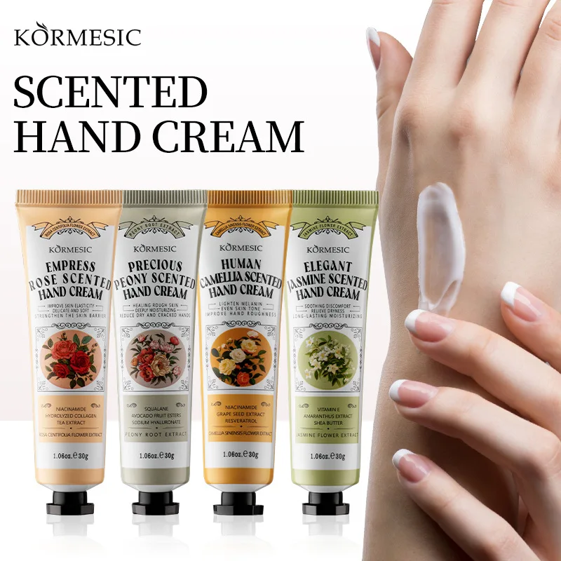 Kormesic Plant Extract Hydrating Hand Cream Anti Wrinkle Moisturizing Lotion Nourishing Whitenting Blooming Garden Skin Care