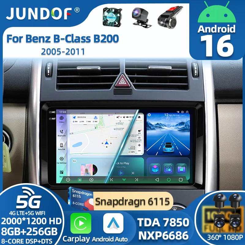 

Android 16 Video Player 9'' For Mercedes Benz B200 Sprinter W906 W639 AB Class W169 W245 Viano Vito Car Radio Multimedia GPS DVD