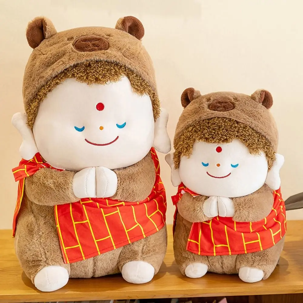 Sakyamuni Capybara Tang Monk Doll Animal Capybara Simulation Capybara Lunar Old Doll God of Wealth Cloth Doll Capybara Plush Toy