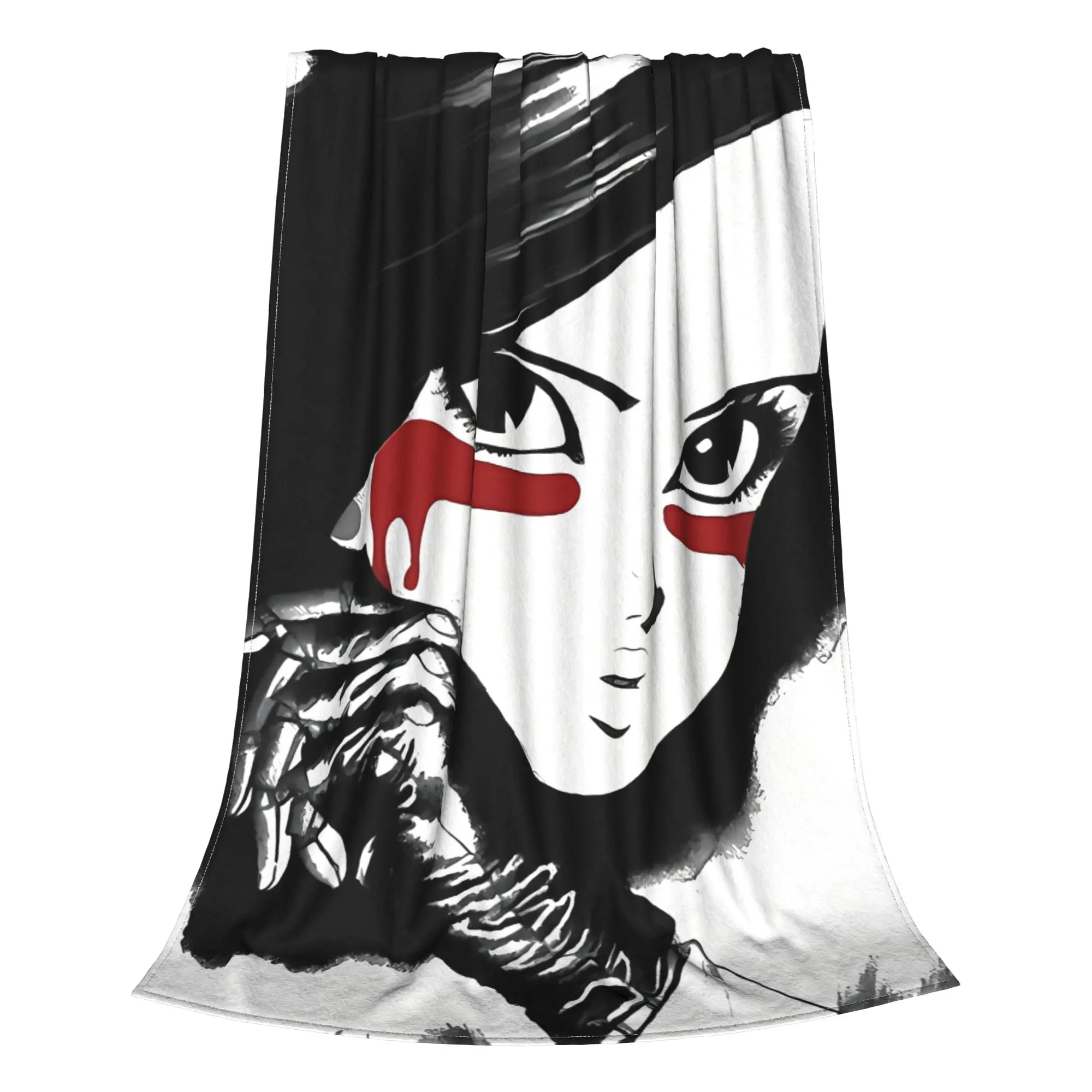 1PC Home Cute Room Decor Gunnm Gally Blanket Throw Blanket Battle Angel Alita Novelty Warm Blanket All Season