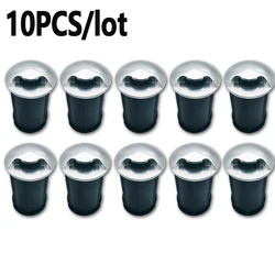 10PCS Waterproof 1W 3W 5W LED Garden Buried AC85-265V Outdoor Recessed Deck Light Underground Lamp Sidewalk Lighting DC12V